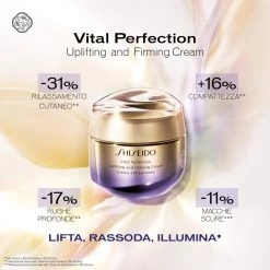 Shiseido Vital Perfection Crema Viso Rassodante e Liftante - Trattamento Anti-Aging -Negozio al dettaglio [ Aveda] 2022 Shiseido Anti eta Vital Perfection Uplifting and Firming Cream 3