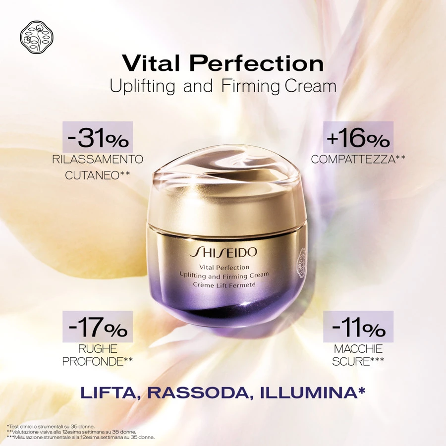 Shiseido Vital Perfection Crema Viso Rassodante e Liftante - Trattamento Anti-Aging 6 Shiseido Vital Perfection Crema Viso Rassodante e Liftante - Trattamento Anti-Aging - immagine 4