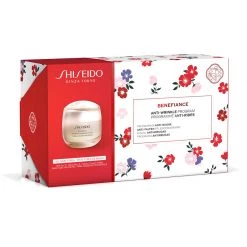 Shiseido Benefiance Cofanetto Trattamento Viso - Crema Antirughe Idratante -Negozio al dettaglio [ Aveda] 2022 Shiseido Cofanetti Benefiance Wrinkle Smoothing Cream Set 2
