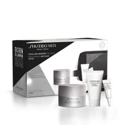 Shiseido Men Total Revitalizer Pocuh Set Cofanetto Trattamento Viso - Cura Completa per la Pelle Uomo
